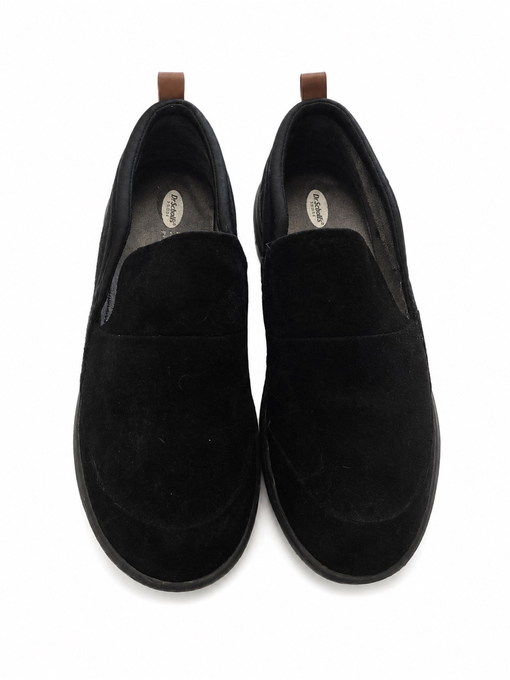 Dr. Scholl’s Black Suede Slip-On Loafers – Women’s Comfort Casual Shoes - Picture 2 of 5